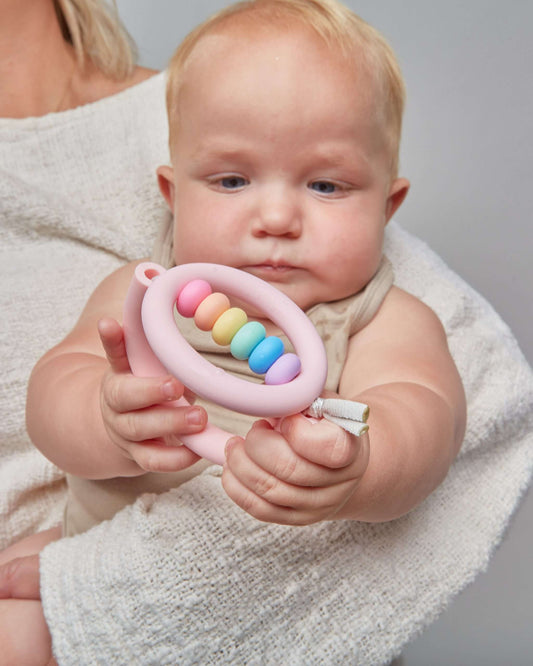Rainbow Sherbet Orbit Teether image 1