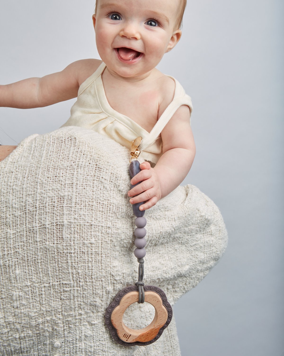 Pewter Teether + Clip Set image 4