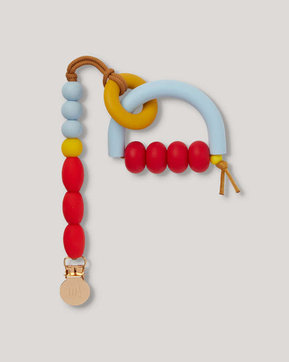 Primary Arch Ring Teether + Clip Set image 1