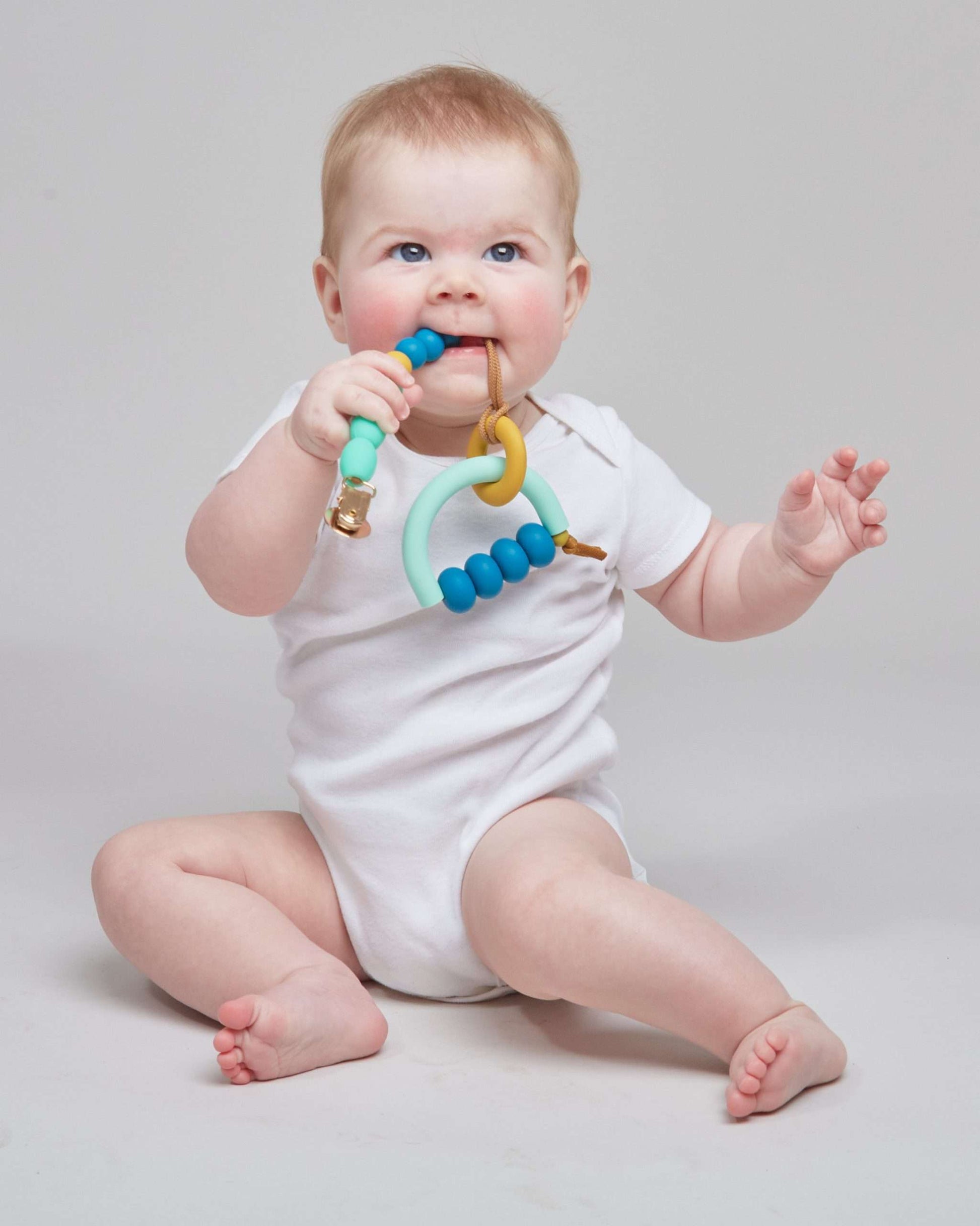 Pacific Arch Ring Teether + Clip Set image 6