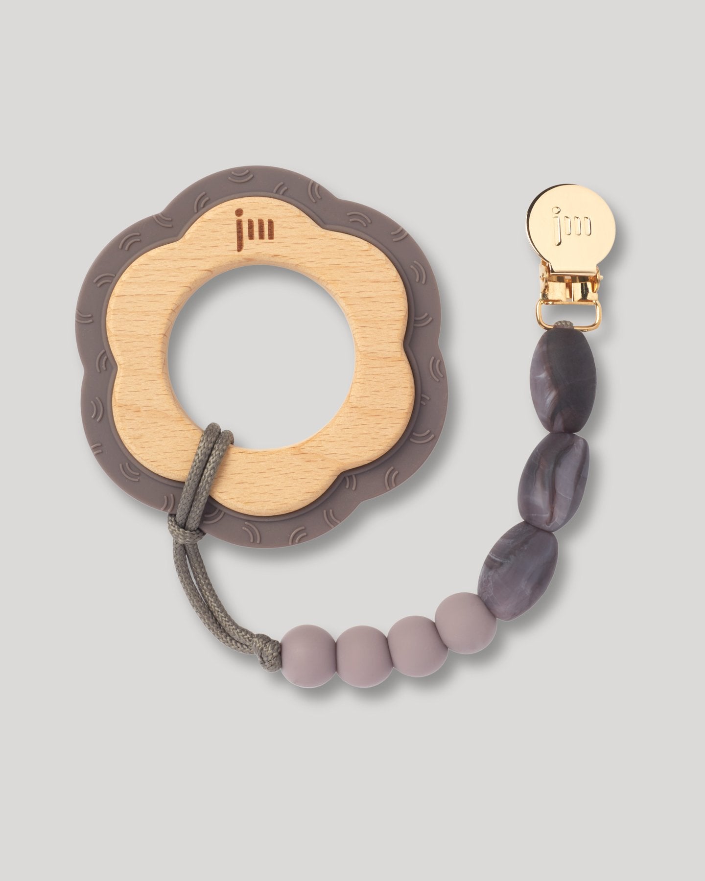 Pewter Teether + Clip Set image 0