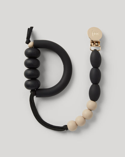 Charcoal Arch Teether + Clip Set image 6