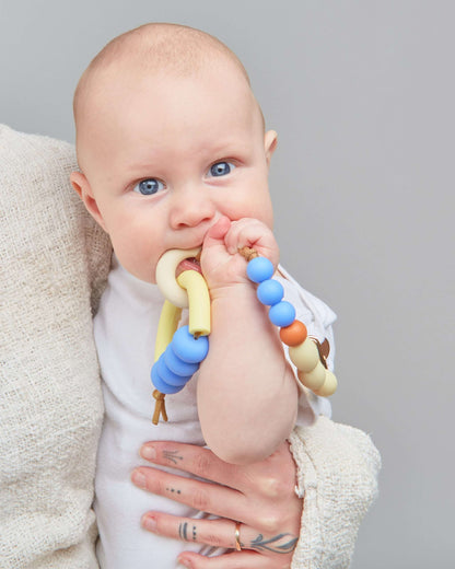 Bluebell Arch Ring Teether + Clip Set image 3