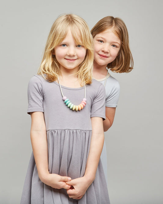 Rainbow Sherbet Sensory Necklace image 1