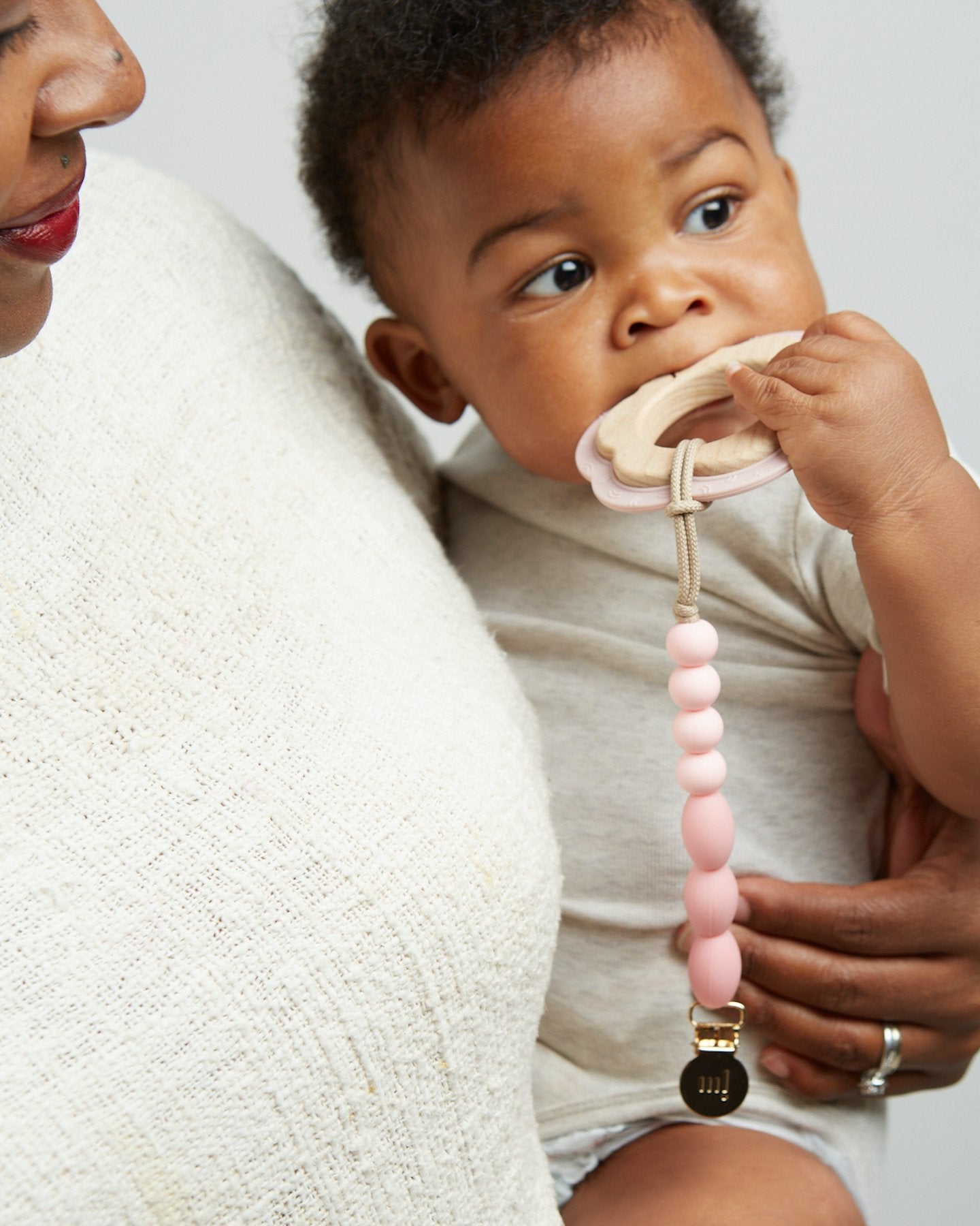 Rose Teether + Clip Set image 4