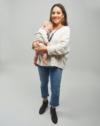 Charcoal Signature Teething Necklace image 5