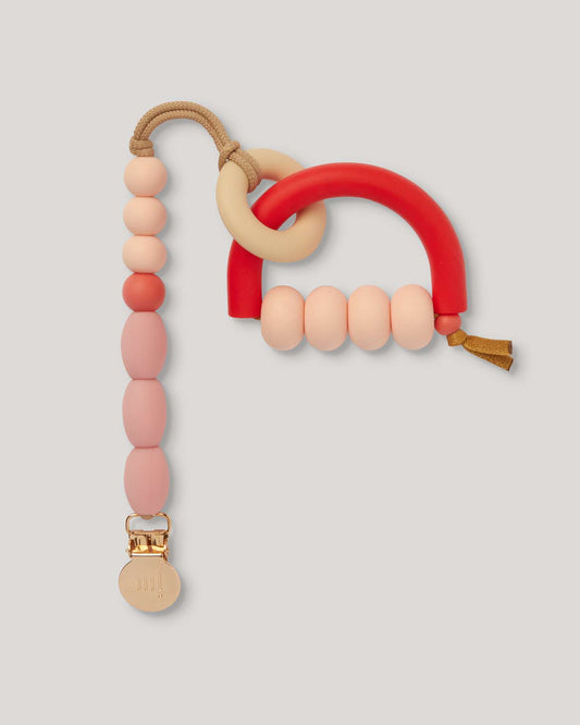 Rose Arch Ring Teether + Clip Set image 1