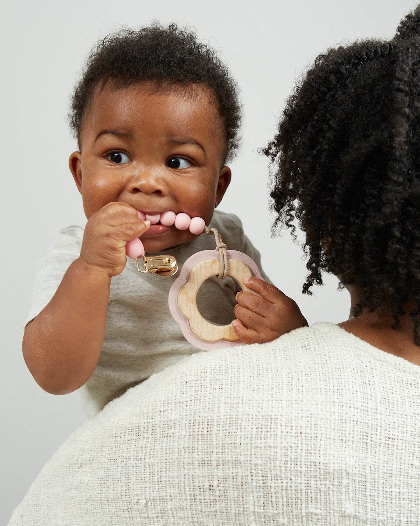 Rose Teether + Clip Set image 3