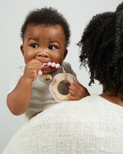 Rose Teether + Clip Set image 3