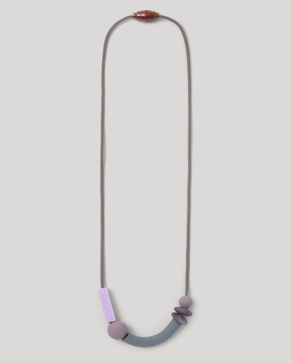 Pewter Balance Teething Necklace image 0