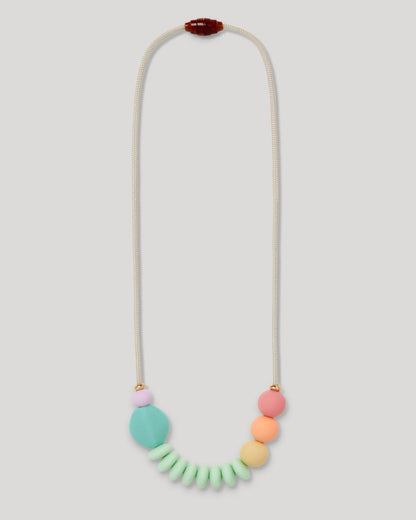Rainbow Sherbet Signature Teething Necklace image 0