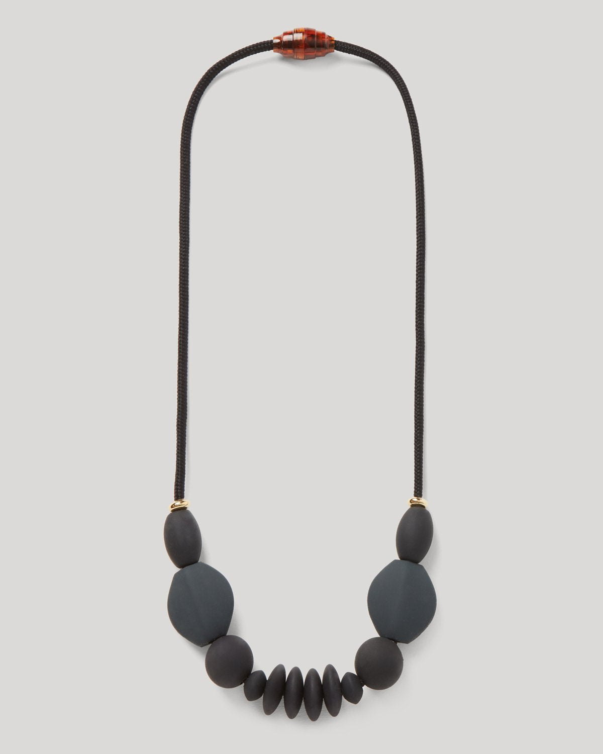 Charcoal Signature Teething Necklace image 0