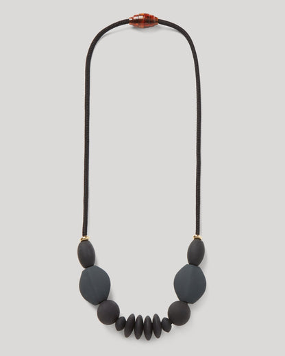 Charcoal Signature Teething Necklace image 0
