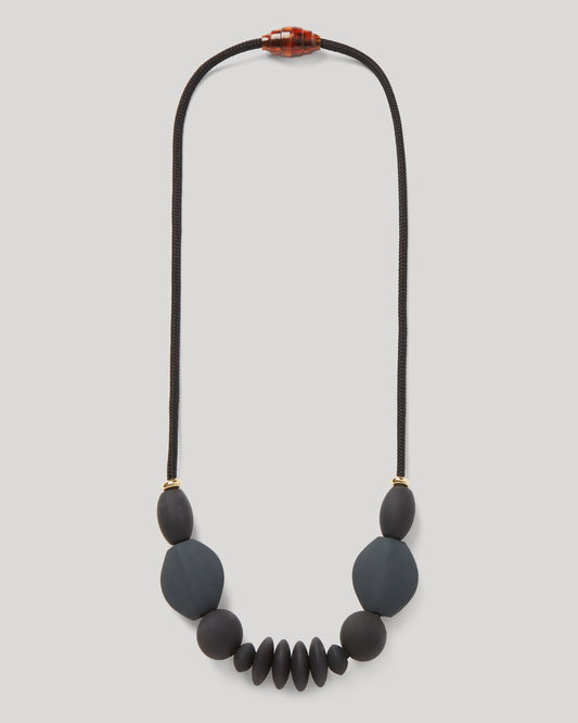 Charcoal Signature Teething Necklace image 0
