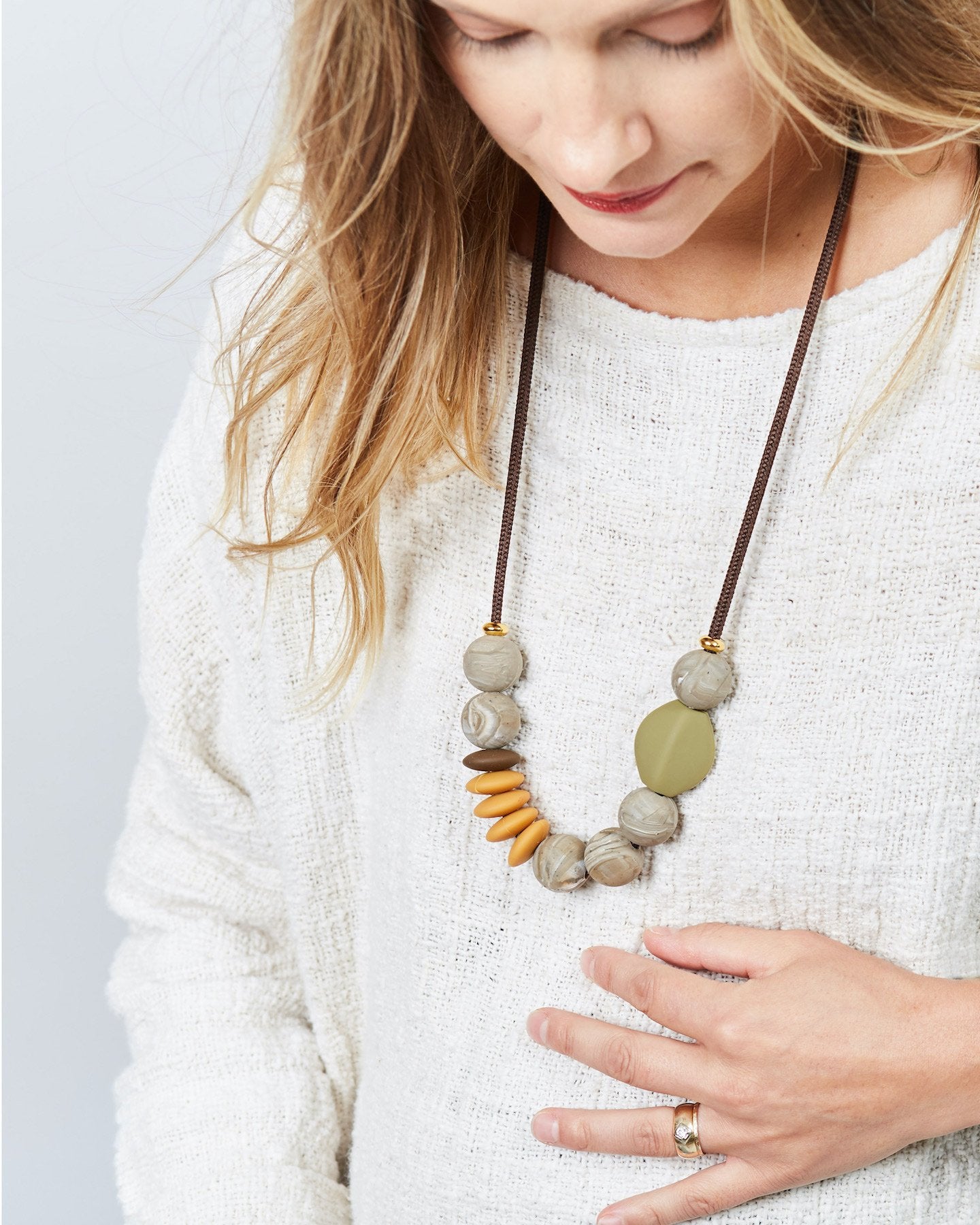 Saddle Signature Teething Necklace image 3